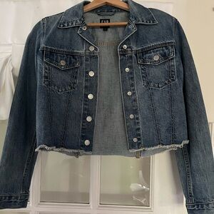 Gap frayed hem Jean jacket